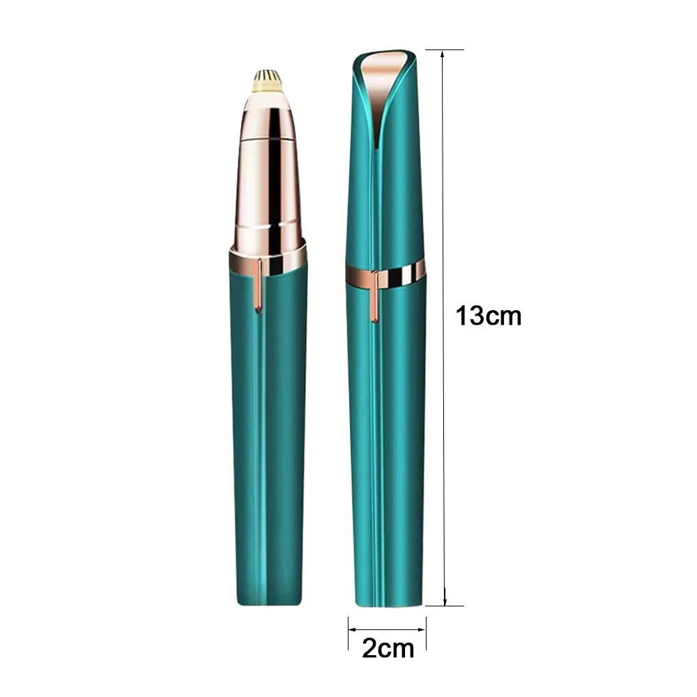 Womens Electric Eyebrow Trimmer Eye Brow Shaper Pencil Face Hair Remover for Women Automatic Eyebrow Shavers Pocketknife