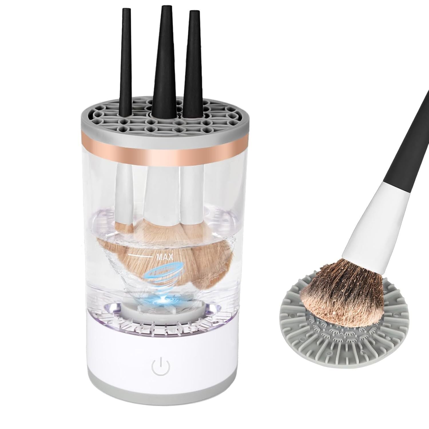 Electric Makeup Brush Cleaner Machine Portable Automatic USB Brush Cleaning Tool